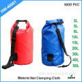 10L/20L/30L Outdoor 500D PVC Waterproof dry bag with shoulder strap